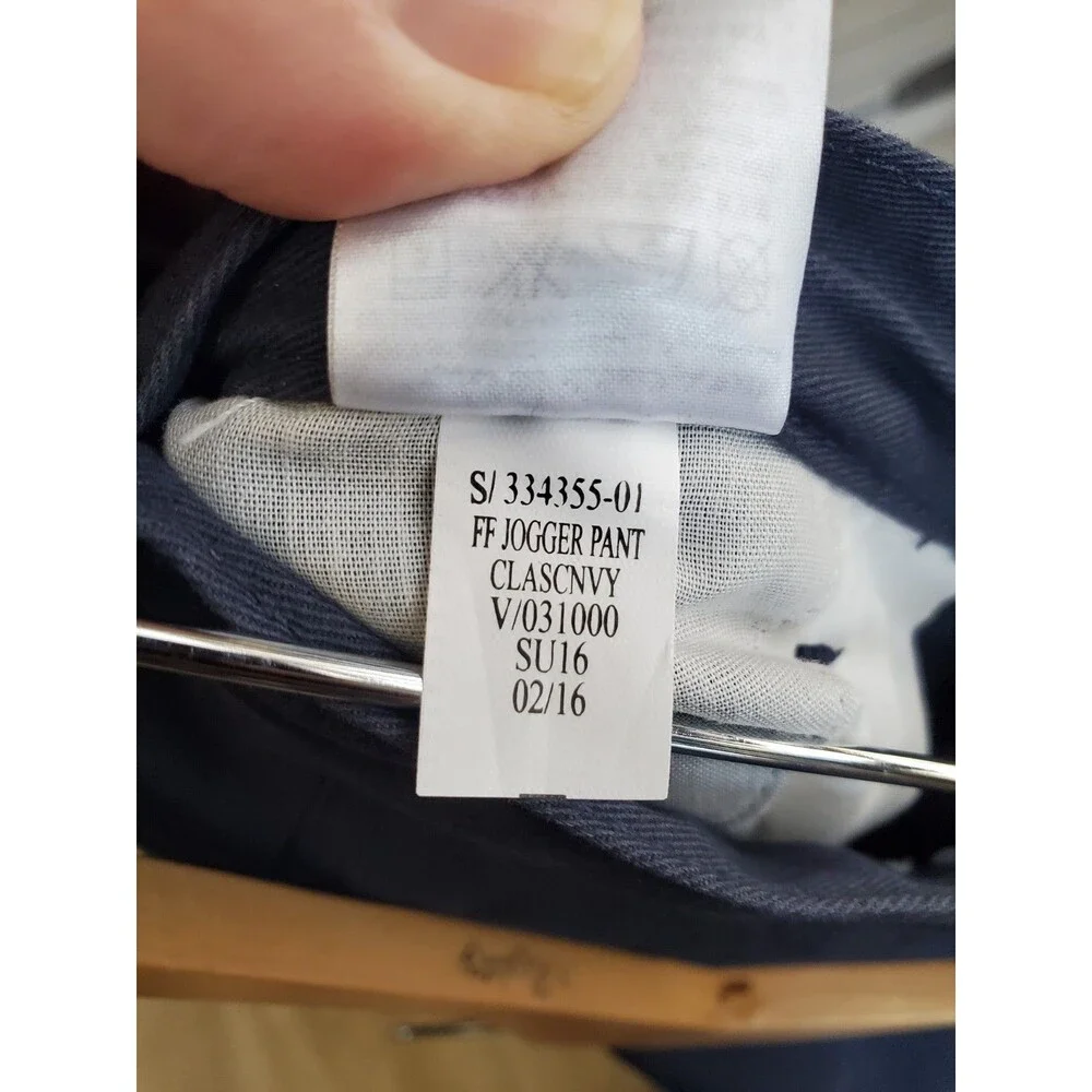 Old Navy Girls Classic Navy 100% Cotton Chino Jogger Pants Size 14 NWT